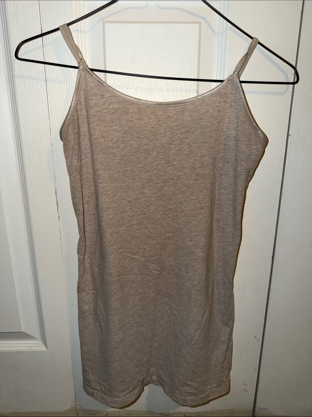 Basic Beige Spaghetti Strap Tank Top